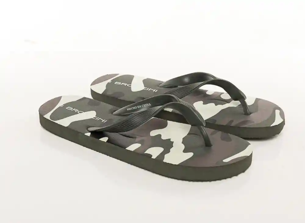 Sandalias Plastica Hombre 41-militar