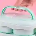 Contenedor de Alimentos de Doble Capa Polar we Bare Aqua Miniso