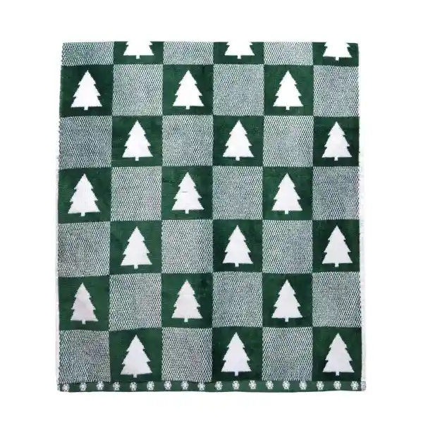 Kamuchy Toalla Mano Verde Árbol Patchword 45 x 70 770700159544-5