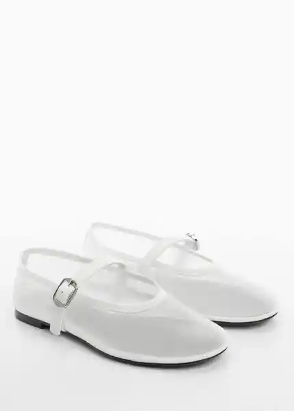 Zapatos Brumas Blanco Talla 36 Mujer Mango