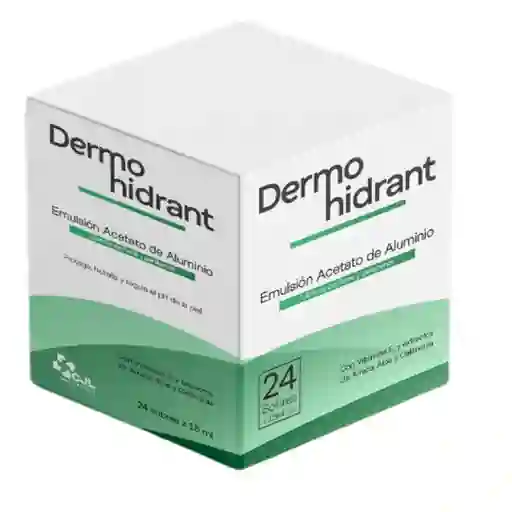 Dermo Hidrant Acetato de Aluminio X 24 Sobres C/u