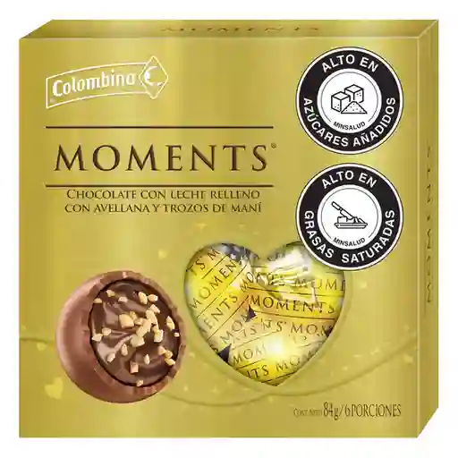 Moments Chocolate Relle Avellan Y Mani84 Gr