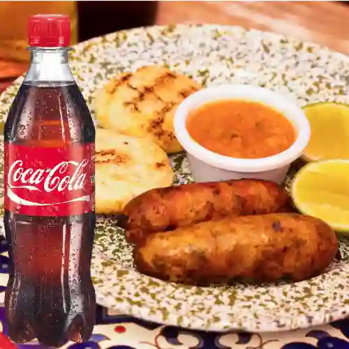 Combo Chorizo Bajo en Grasa + Coca Cola Original 300ML