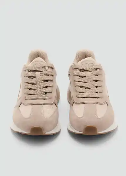 Zapatos Deportiva Rule Beige Talla 43 Hombre Mango
