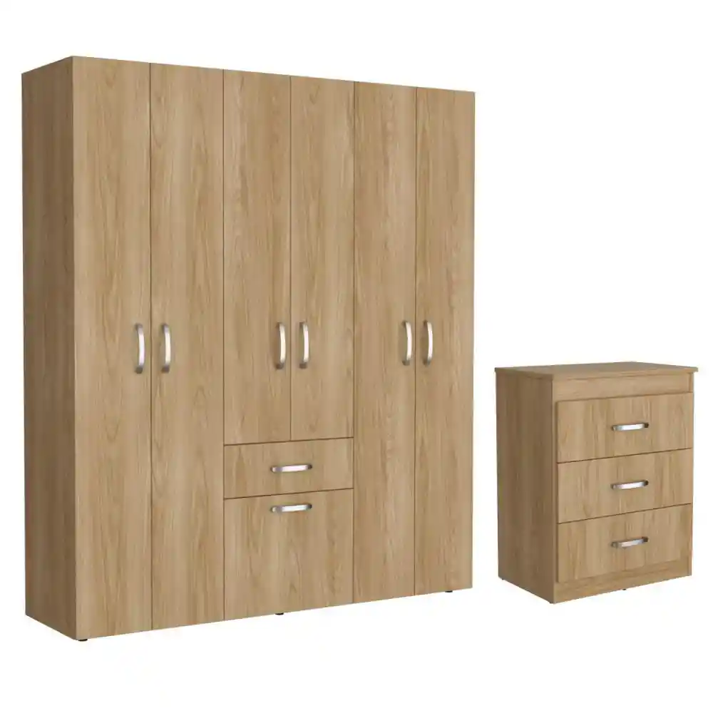 Closet + Comoda Mayer Fresno Blanco Rta Design Cfb 10893