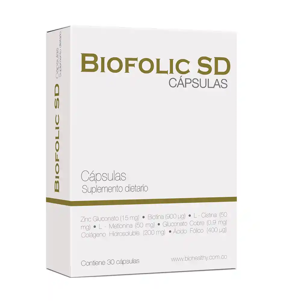 Biofolic Sd Suplemento Dietario Tratamiento