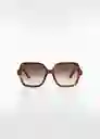 Gafas de Sol Fernanda Chocolate Talla 99 Mujer Mango