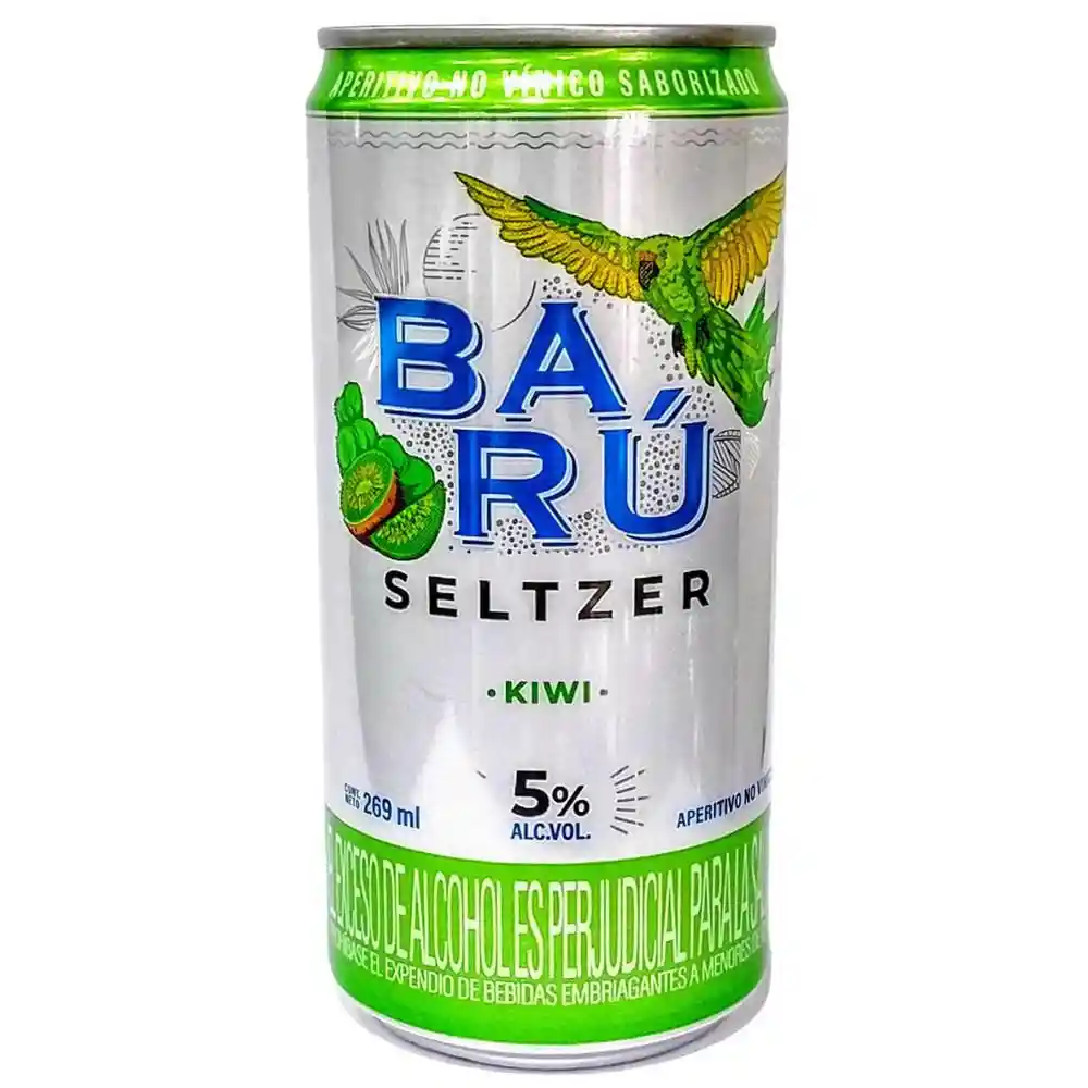 Seltzer Barú Seltzer Aperitivo Kiwi (269 Ml)