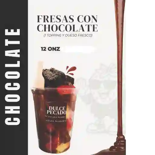 Fresas con chocolate