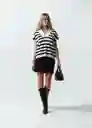 Suéter Tejido Mujer Crudo Marfil Claro M/L 581G069 Naf Naf