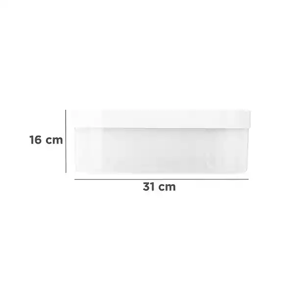 Organizador Serie Silver Gray Gris Claro Grande Miniso
