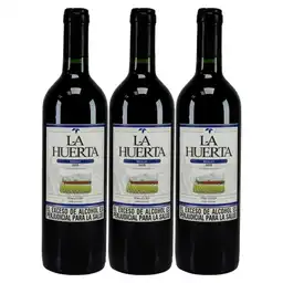 Vino La Huerta Merlot X750 Ml 2X3