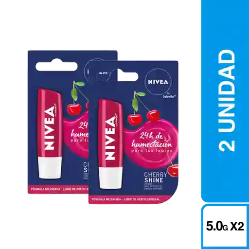 2 x Lip Nivea Cereza