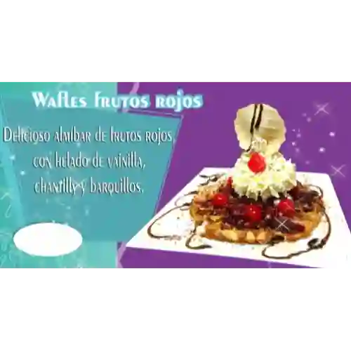 Wafle Frutos Rojos