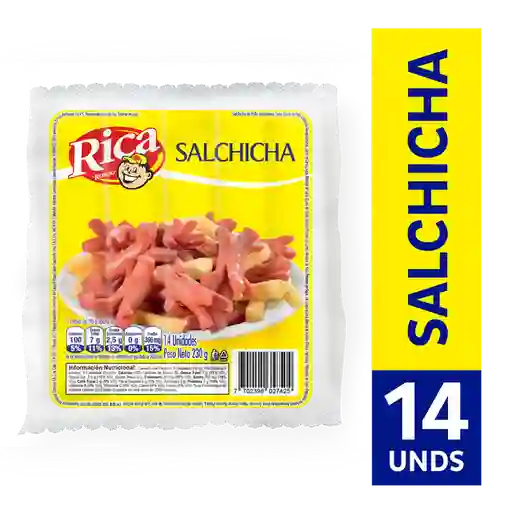 Rica Rondo Salchicha de Pollo y Cerdo