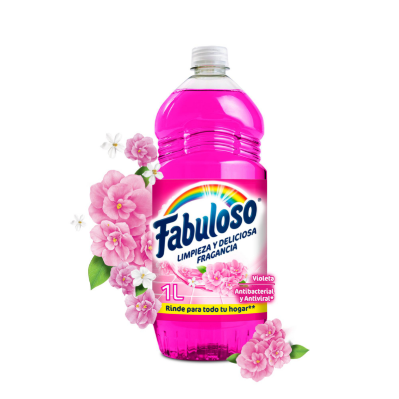 Fabuloso Limpia Piso Antibacterial Violeta 1000 ml