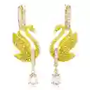 Aretes Iconic Swan Amarillo 5647543 Swarovski