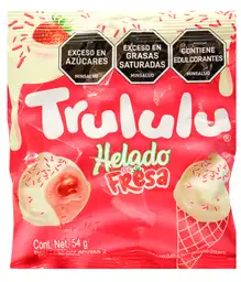 Trululu Masmelo Relleno Fresa Cobertura Chocolate