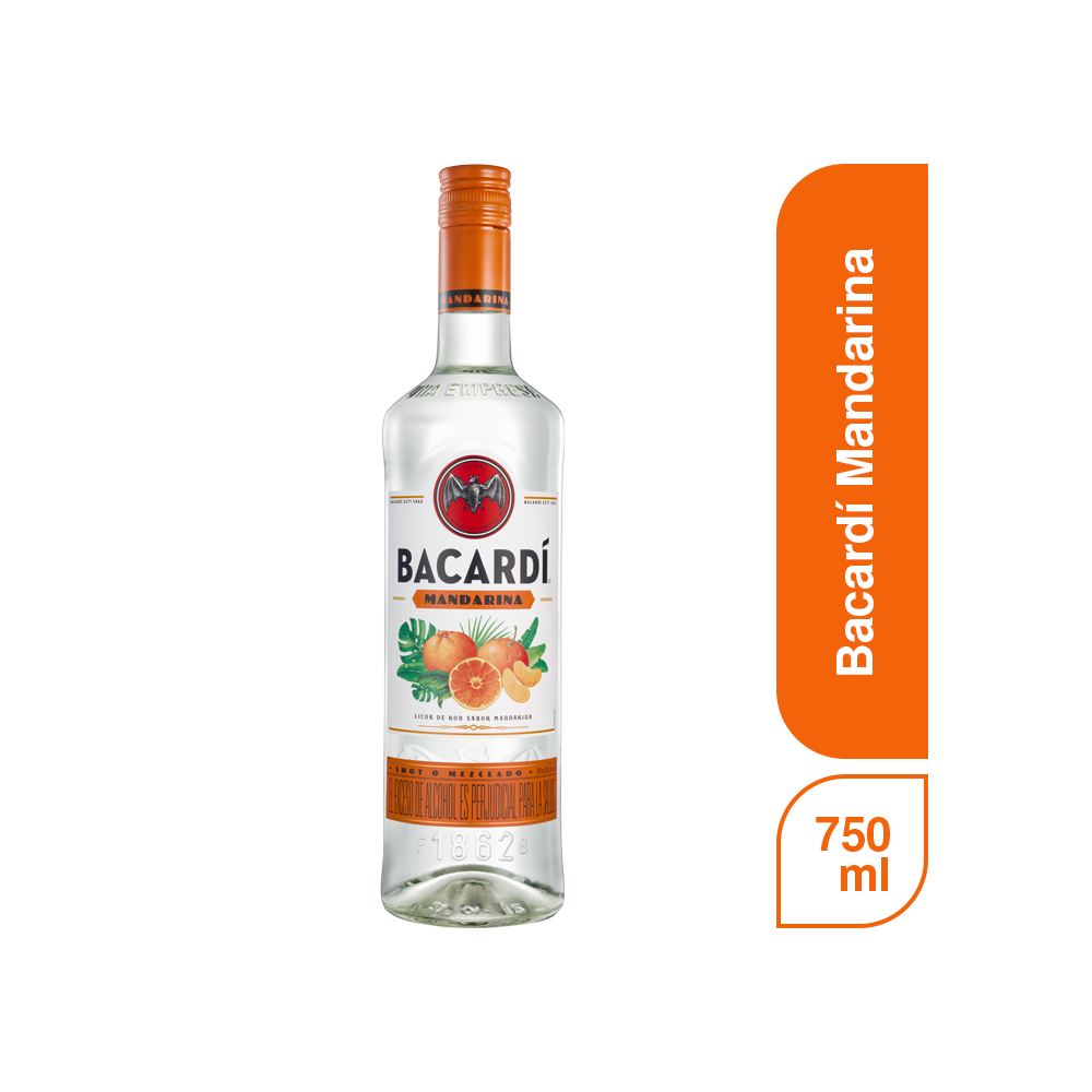 Bacardi · Ron Sabor Mandarina · 750 ml