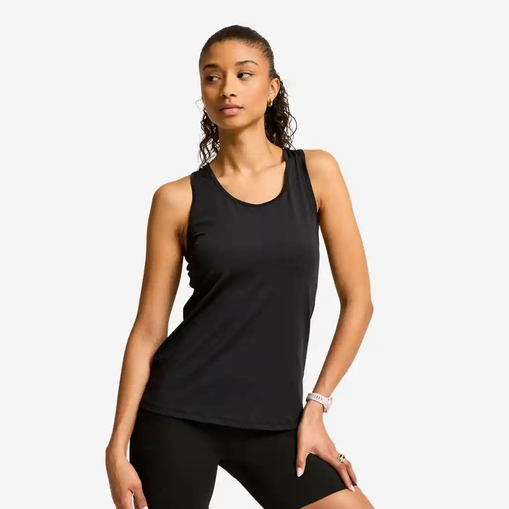 Camiseta Esqueleto Basic Mujer Negro