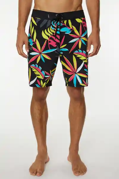 ONeill Short de Baño Hyperfreak Late Drop Am Negro Talla 34