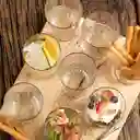 Set X 4 Vasos Tierra Largos+4 Vasos Tierra Cortosc Cristar 9836elcpt