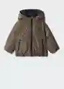 Abrigo Anorak Sebasb Coffee Talla 67 Niños Mango