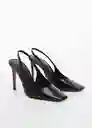 Zapatos Hena Negro Talla 38 Mujer Mango