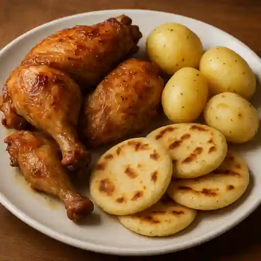1/2 Pollo asado