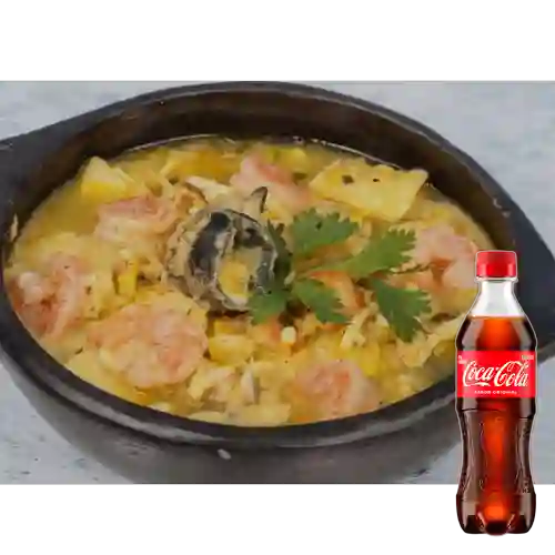 Combo Cazuela de Mariscos + Coca-Cola Original 400 ml
