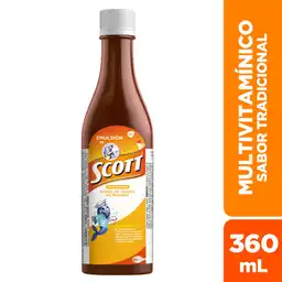 Emulsión De Scott Multivitamínico Sabor Tradicional