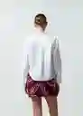 Camisa Mujer Crudo Puro Claro Talla M 512G072 Naf Naf
