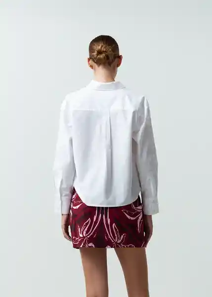 Camisa Mujer Crudo Puro Claro Talla M 512G072 Naf Naf