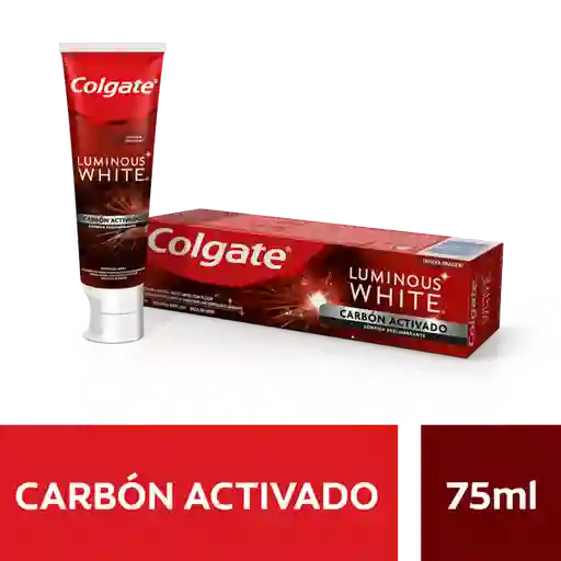 Crema Dental Blanqueadora Colgate Luminous White Carbon 75ml
