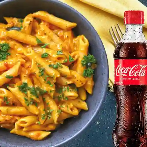 Pasta Curry Pollo con Coca Cola 400ml