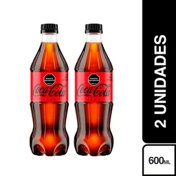2 x Coca-Cola Sin Azucar Bebida Gaseosa