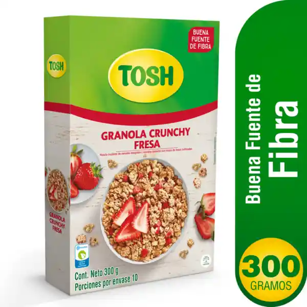 Tosh Granola con Trozos de Fresa Crunchy