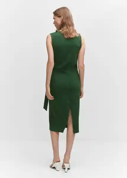 Vestido Fertina Verde Talla XL Mujer Mango