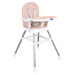 Silla Comedor Para Bebé 3 en 1 Lyra Rosa Happy Baby