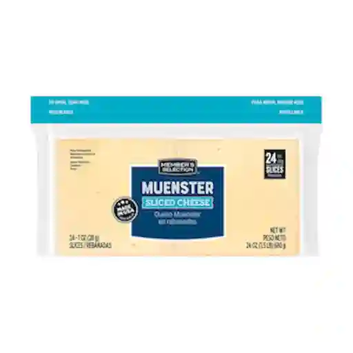 Members Selection Queso Muenster en Rebanadas