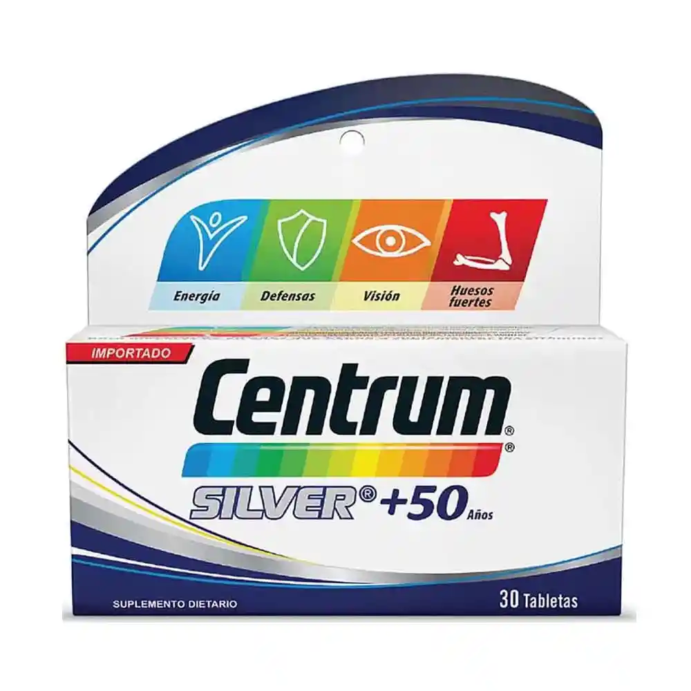 Centrum Multivitamínico Silver 50 Años