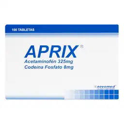 Aprix Tabletas (325 mg / 8 mg)