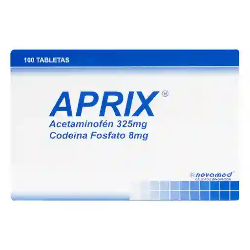 Aprix Tabletas (325 mg / 8 mg)