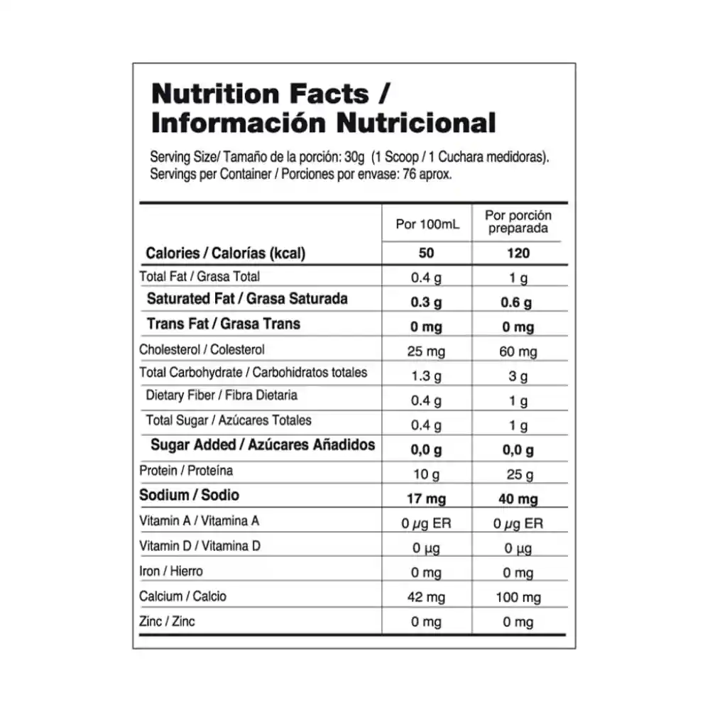 Proteina Vitanas Whey Elite Vainilla