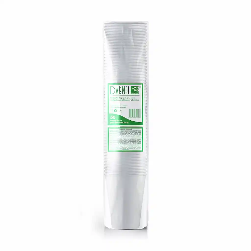 Darnel Vaso 20 Oz Naturals Blanco Bebidas Frías