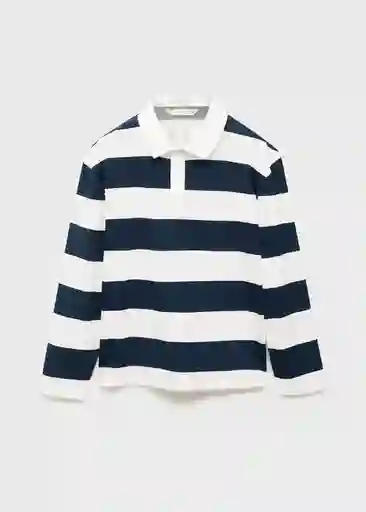 Polo Polost Navy Talla 12 Niños Mango