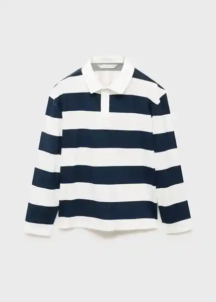 Polo Polost Navy Talla 12 Niños Mango