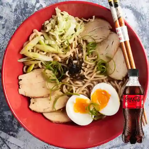 Combo Sopa Ramen de Pollo +Cocacola S/az 400ml