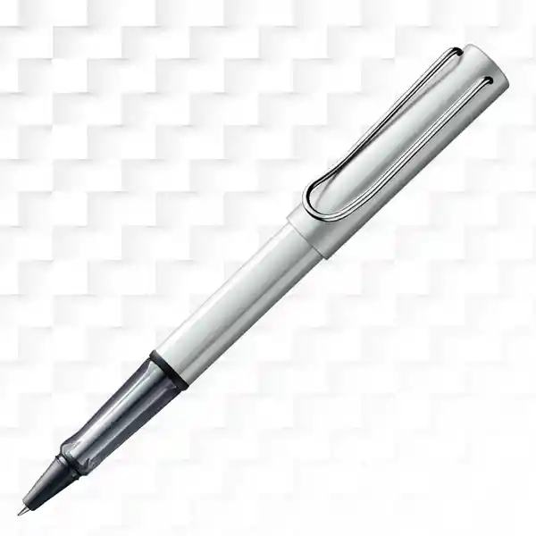 Lamy Rollerball al Star White Silver