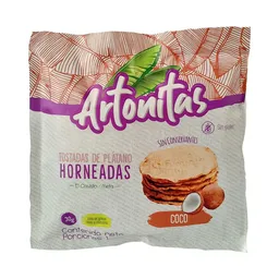 Artonitas Tostada Plátano Coco